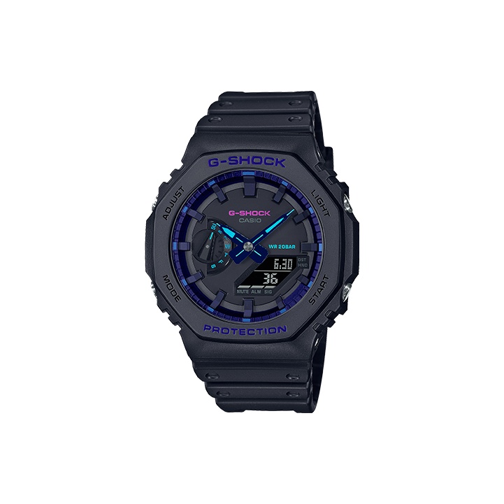 

G-SHOCK Часы Casio G SHOCK Virtual Blue GA 2100VB 1A, Blue Dial