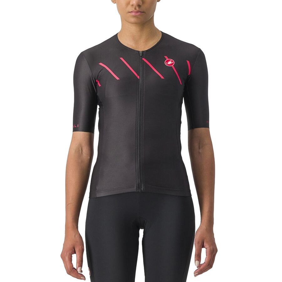 

Женская спортивная футболка Free Speed 2 Race Top Castelli Castelli, Black/Hibiscus