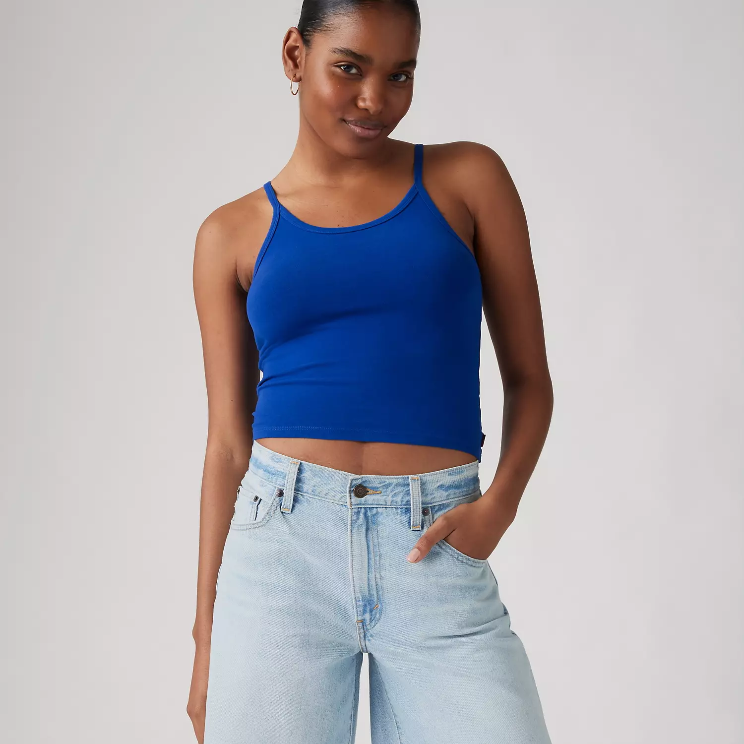 

Мягкая эластичная майка Levi's, цвет Mazarine Blue