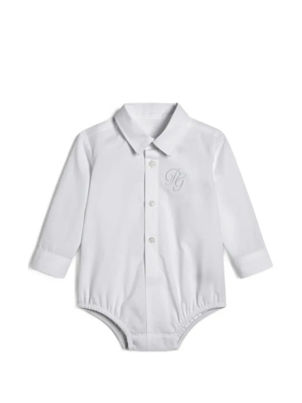 Боди с вышивкой Dolce & Gabbana Kids, белый