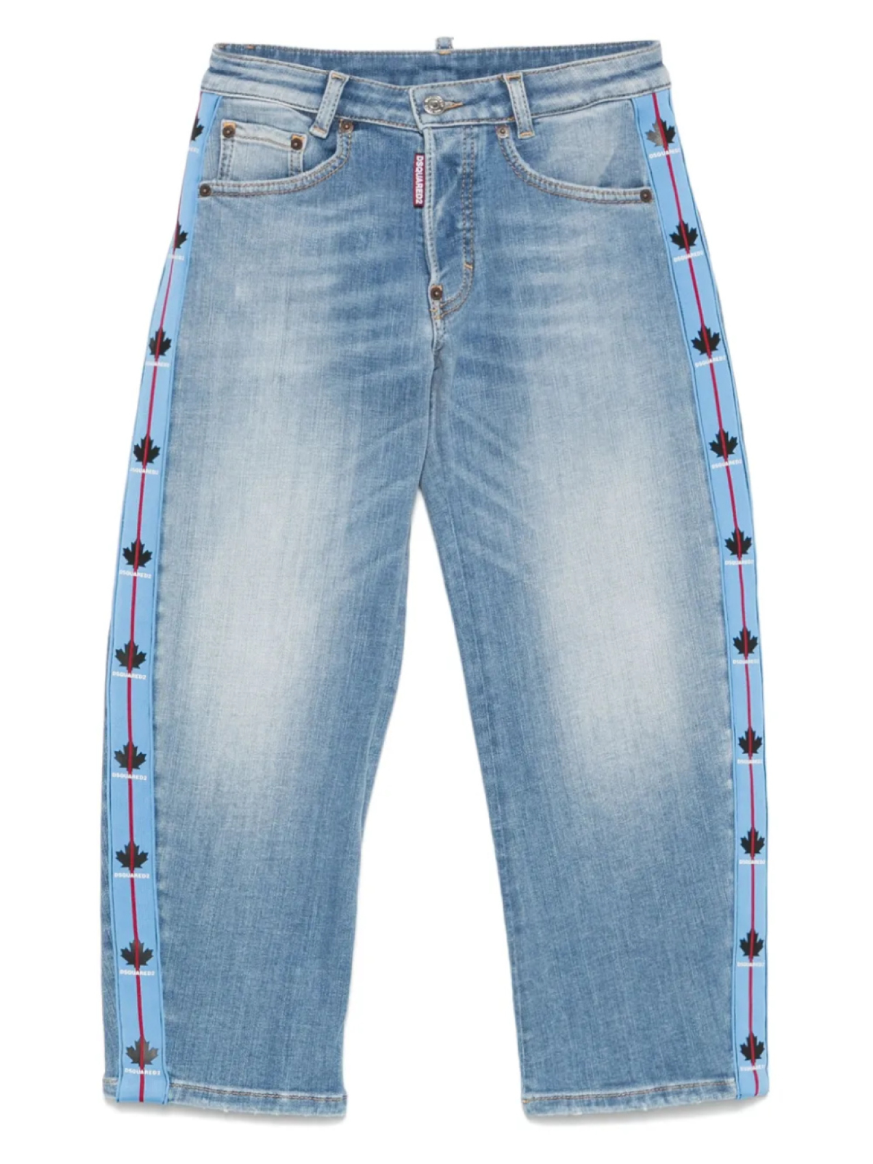 

DSQUARED2 KIDS джинсы с логотипом, синий