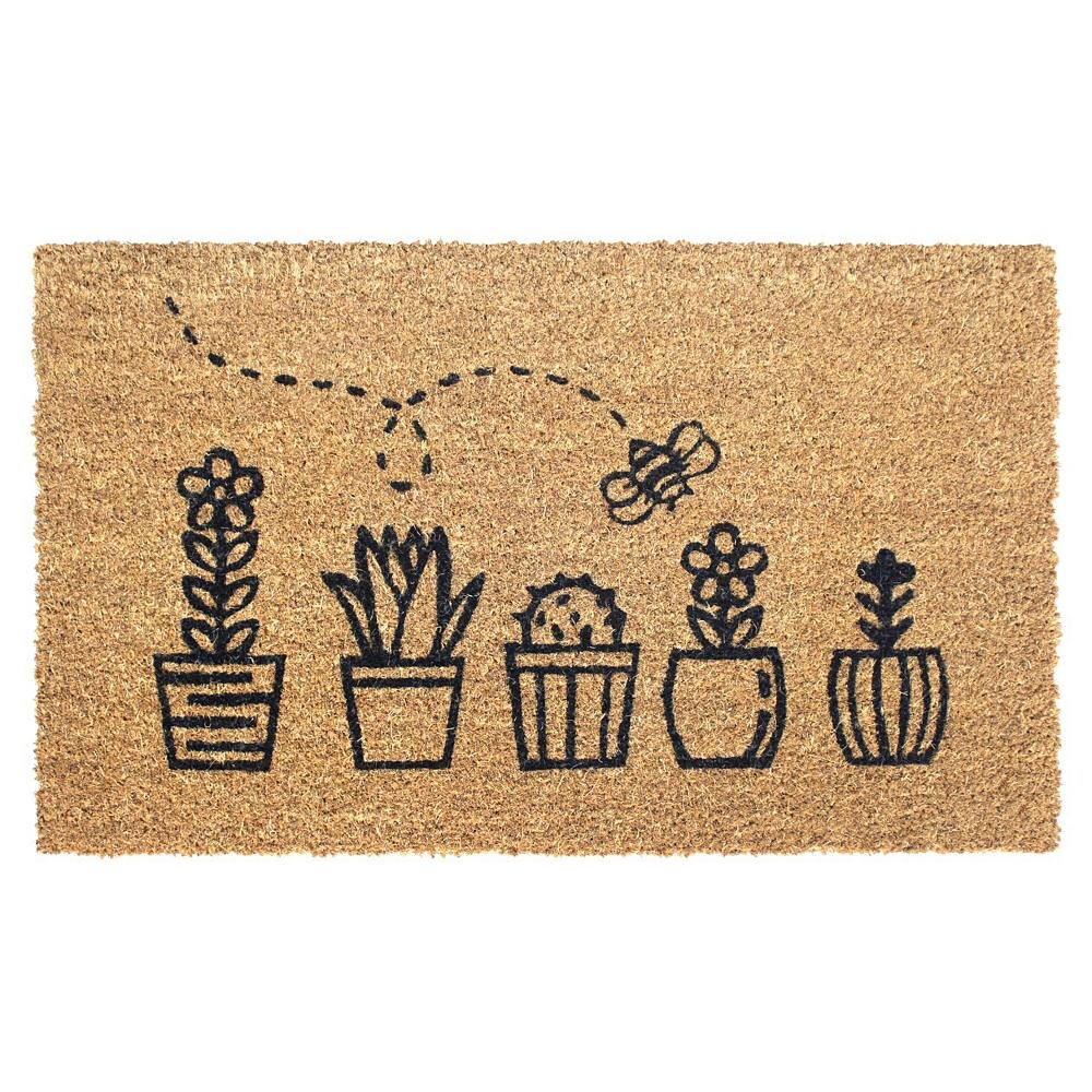 

КоврикКоврик Смита с топиарием — 18 x 30 дюймов RugSmith, черный
