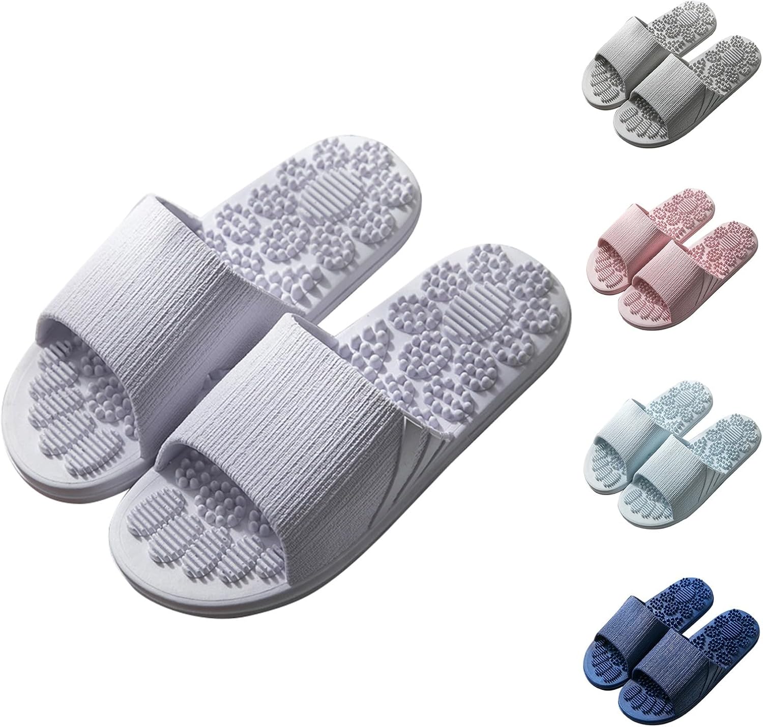 

Комфортные домашние тапочки с открытым носком для мужчин Dyiozbga, фиолетовый