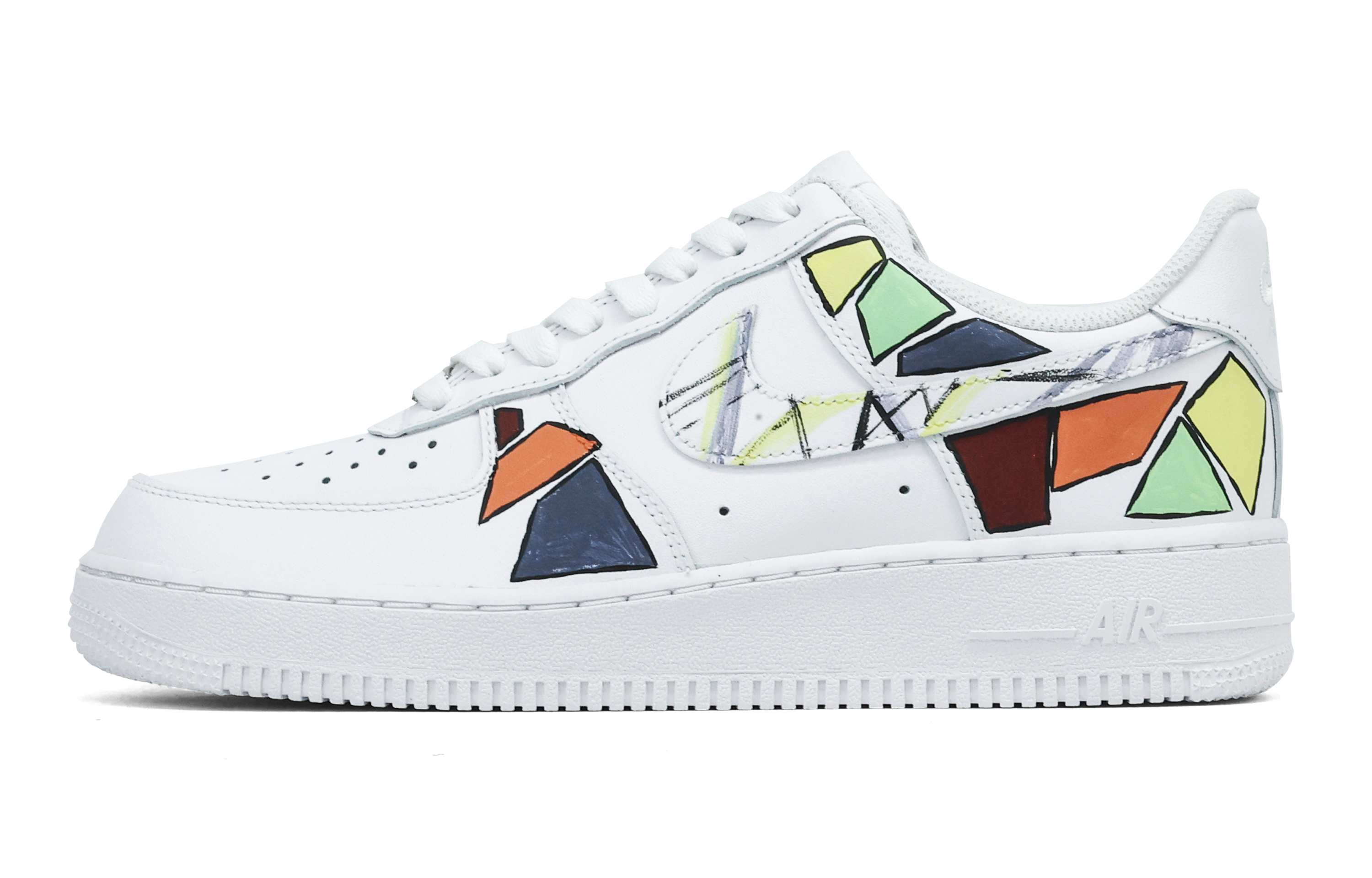 

Nike Кроссовки Air Force 1 Low Top для скейтбординга, мужские, белые
