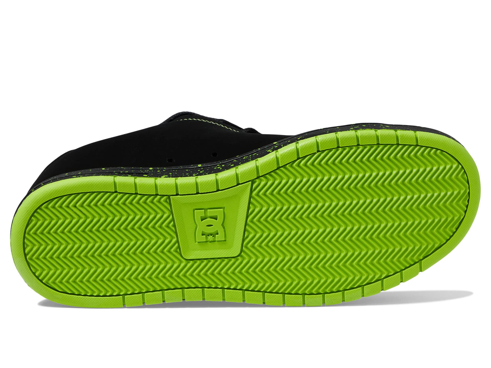 Кроссовки DC Gaveler Casual Low Top Skate Shoes Sneakers, цвет Black/Lime Green — фото 3
