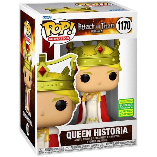 

Funko POP! Анимация, коллекционная фигурка, Атака Титанов, Королева Хистория