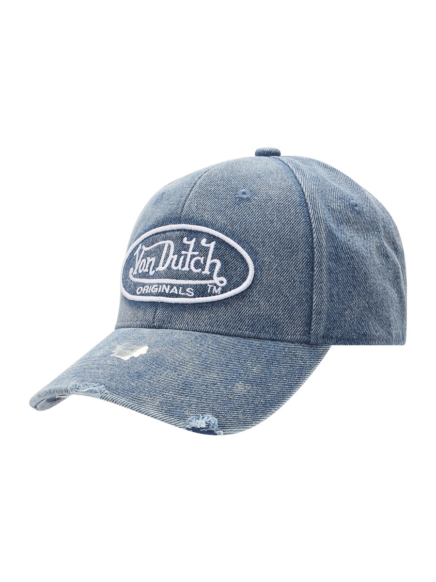 

Бейсболка Von Dutch Originals, синий деним
