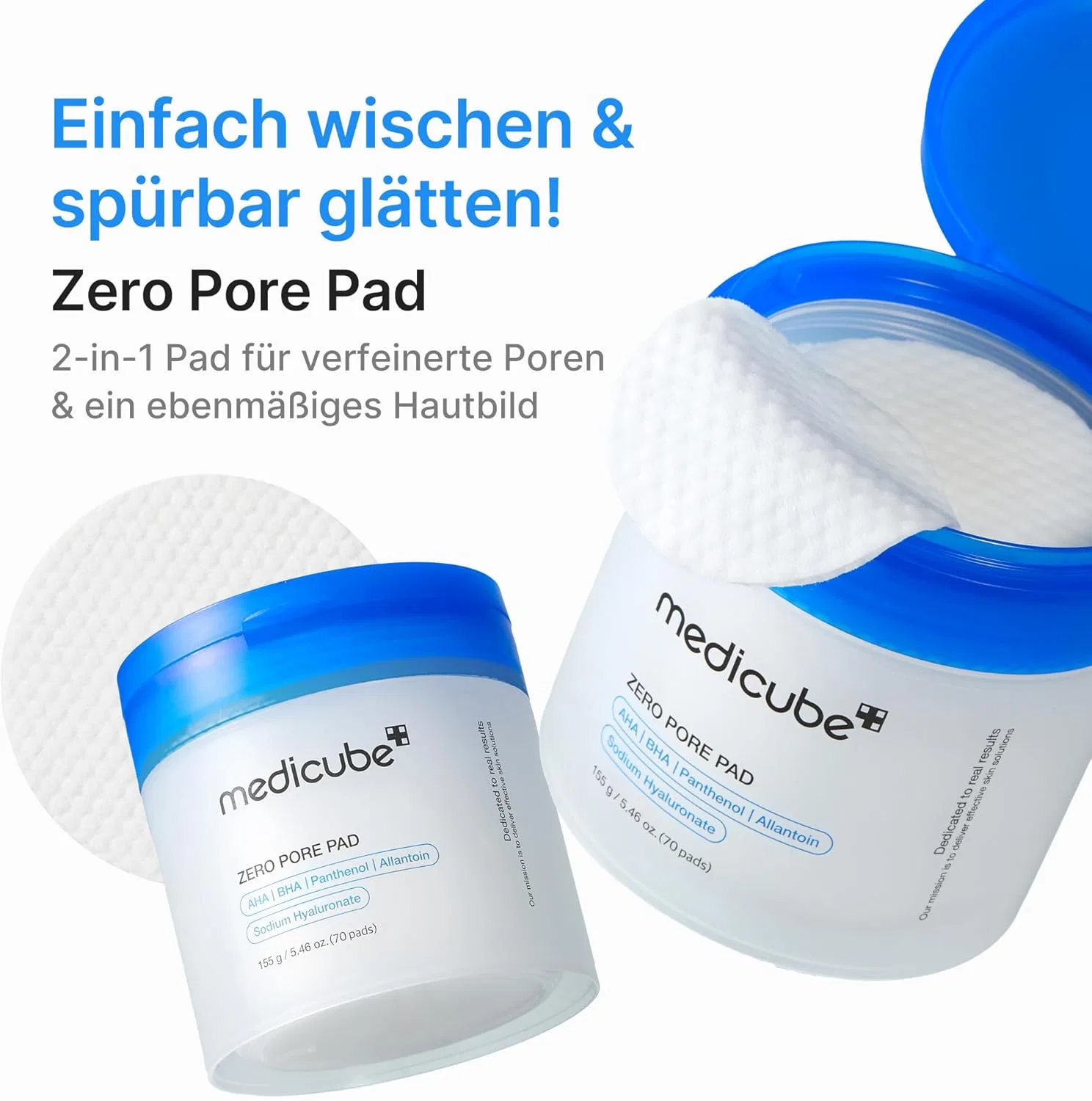 Тоник Medicube — Двусторонние тонер-пэды «Zero Pore Pad . » от — фото 3