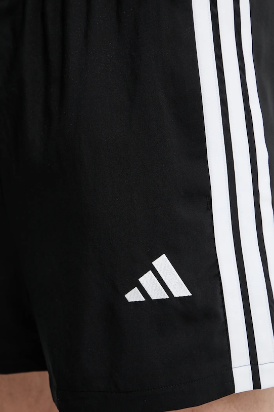 Шорты Essentials с тремя полосками Chelsea Adidas, черный — фото 4