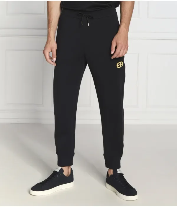 Спортивные штаны regular fit Emporio Armani, темно-синий