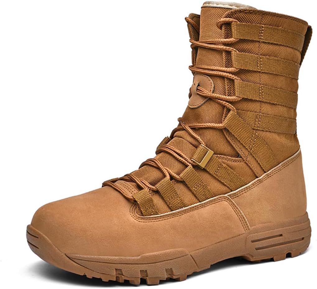 

Мужские военные тактические ботинки Suwequest, водонепроницаемые, для походов, камуфляжные, полевые, с противоскользящей подошвой, для пустыни и активного отдыха, коричневый