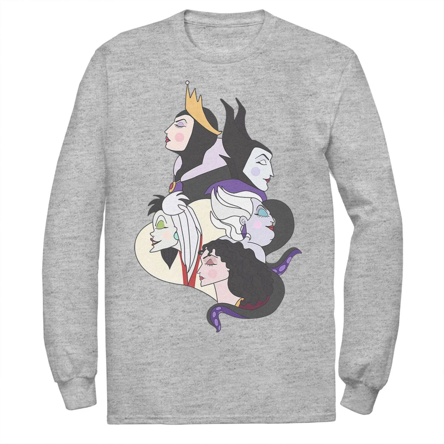 

Мужская футболка Disney Villains с боковым профилем Group Shot Licensed Character