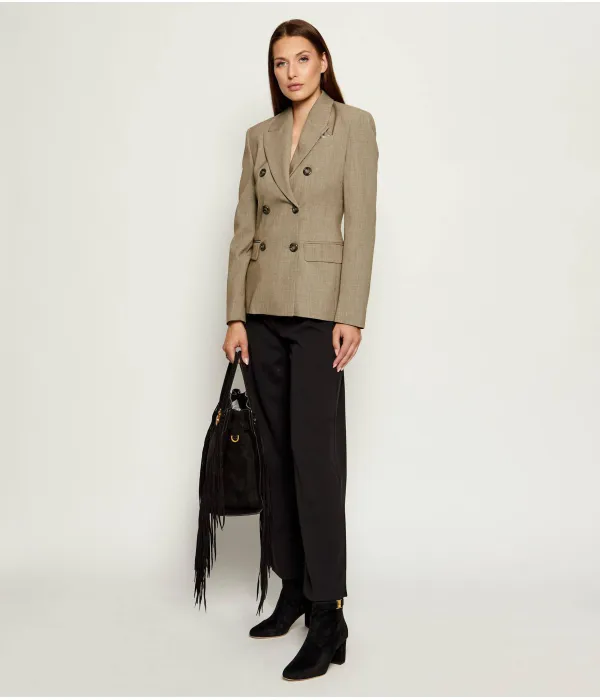 Кожаные ботильоны Kellie на блочном каблуке Lauren Ralph Lauren, черный — фото 2