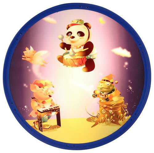 

Детский потолочный светильник Globo, 28x11 см, многоцветный/темно-синий