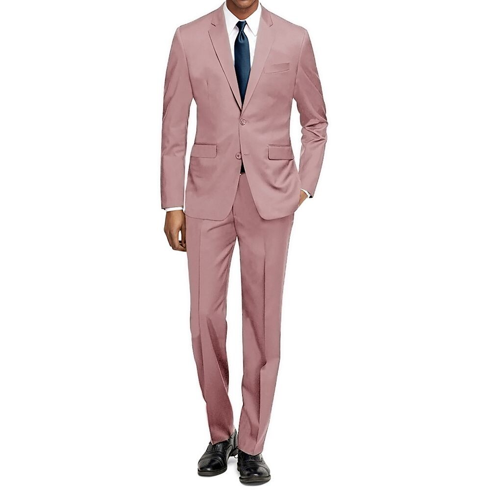 

Мужской костюм Slim Fit из 2 предметов Braveman, цвет Dusty Rose