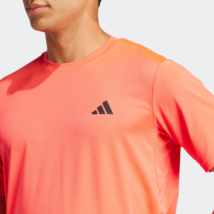 ADIDAS Футболка мужская - Aeroready красная — фото 4