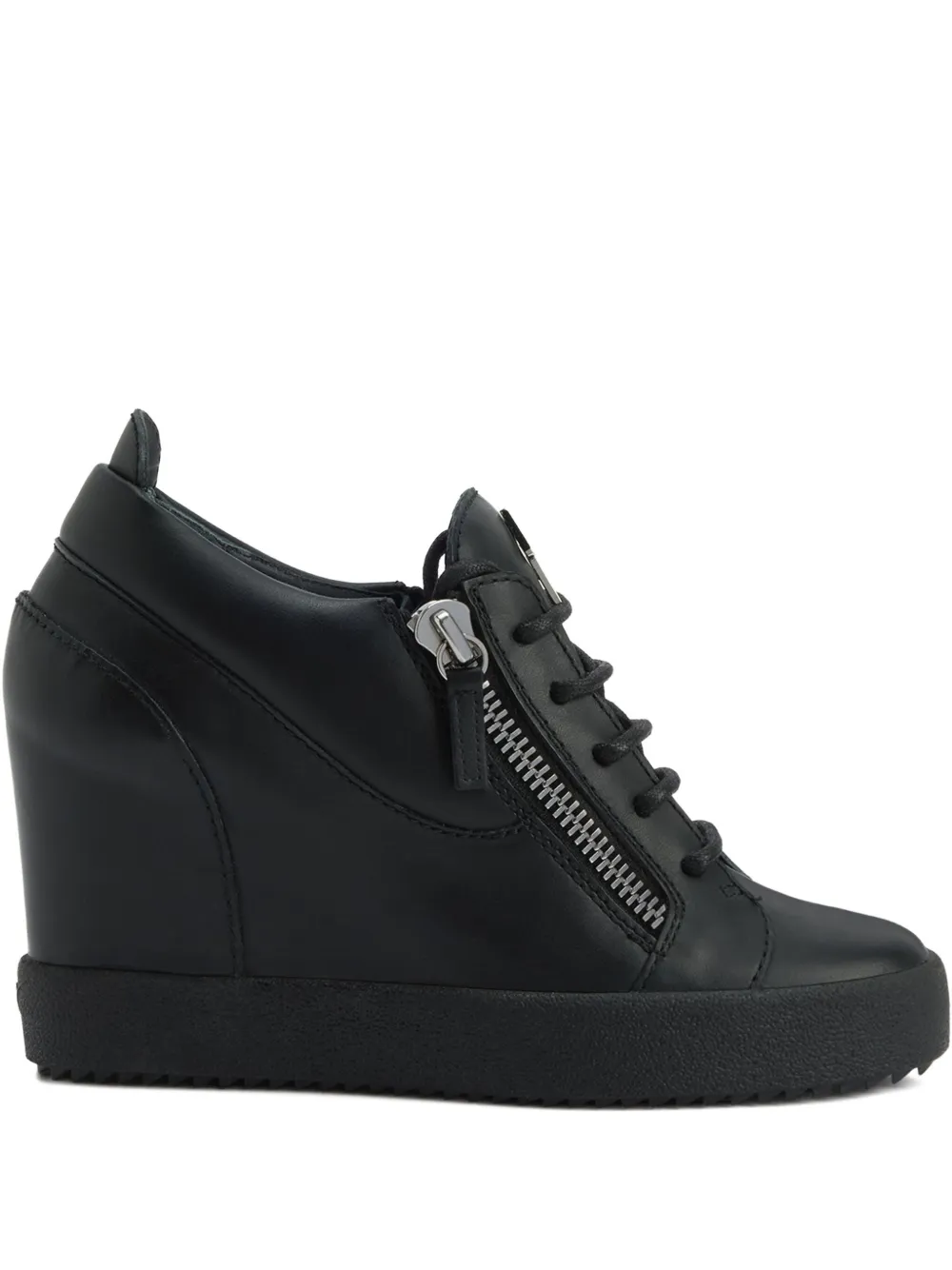 Кроссовки Addy на танкетке Giuseppe Zanotti, черный