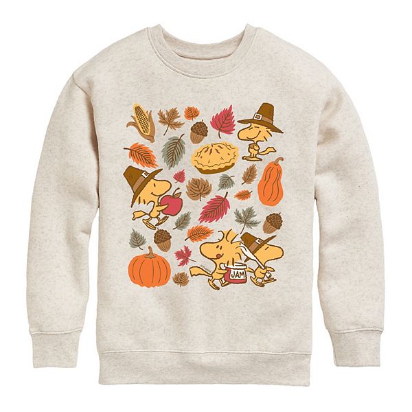 

Детская флисовая толстовка Peanuts Woodstock Thanksgiving Licensed Character