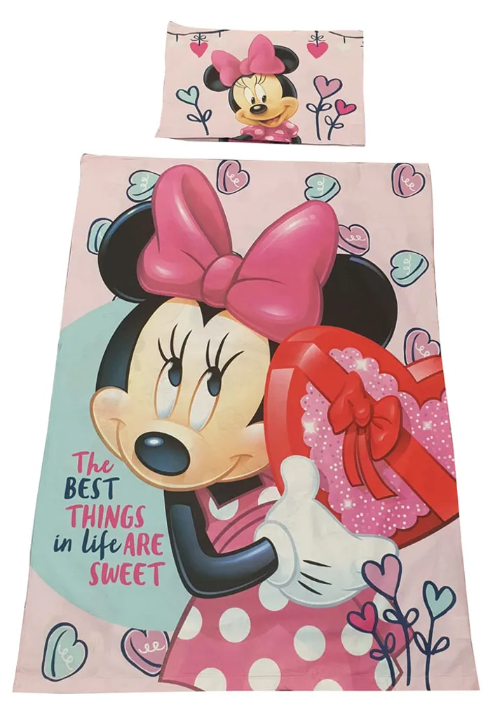 

Комплект постельного белья Disney, розовый