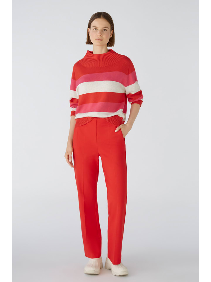 

Тканевые брюки Oui, красный