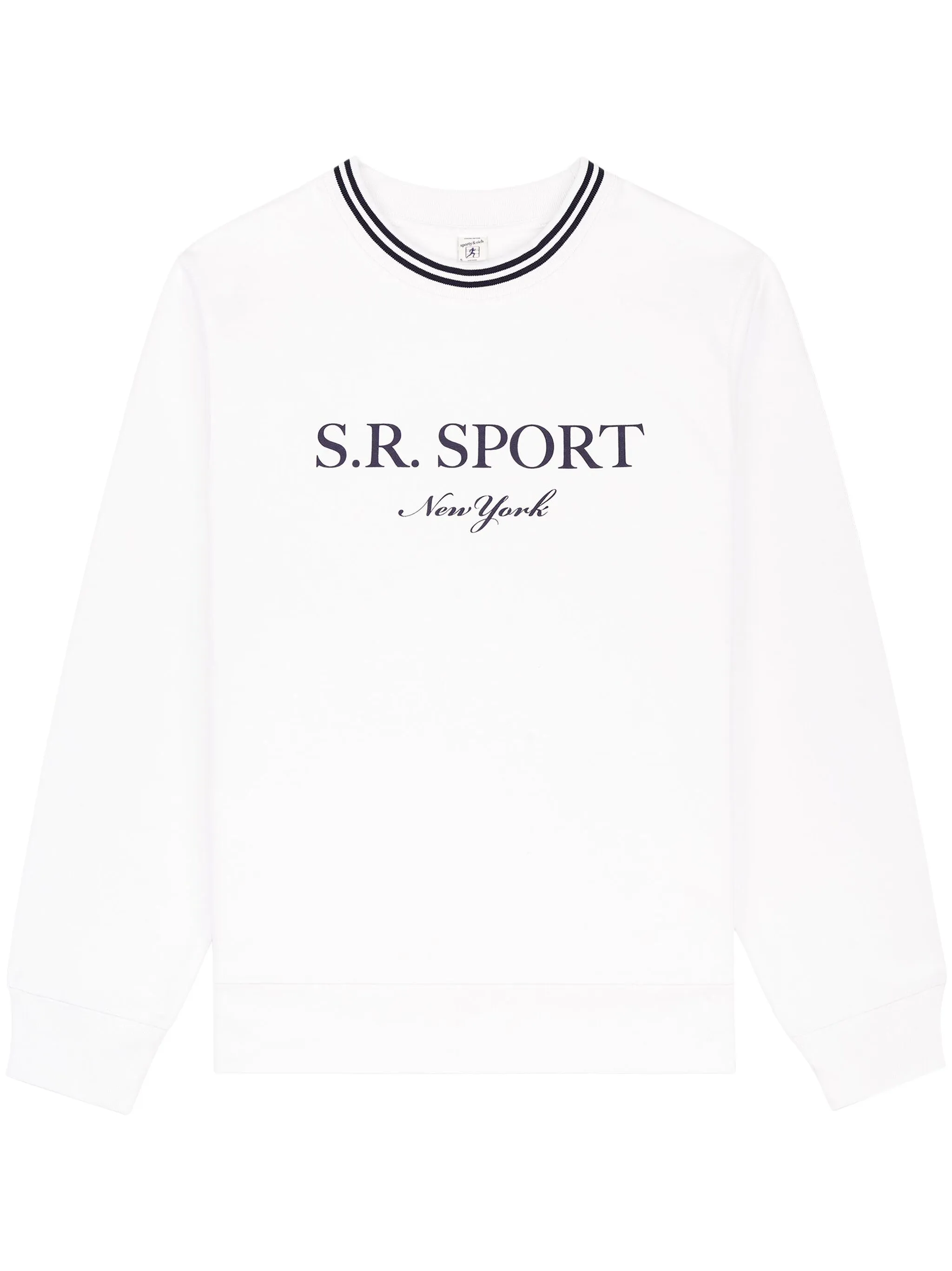 

Толстовка SR Sport с логотипом Sporty & Rich, белый