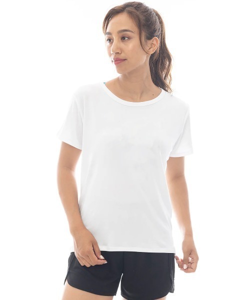 

Женская футболка Billabong с сетчатой вставкой и вырезом на спине, белая