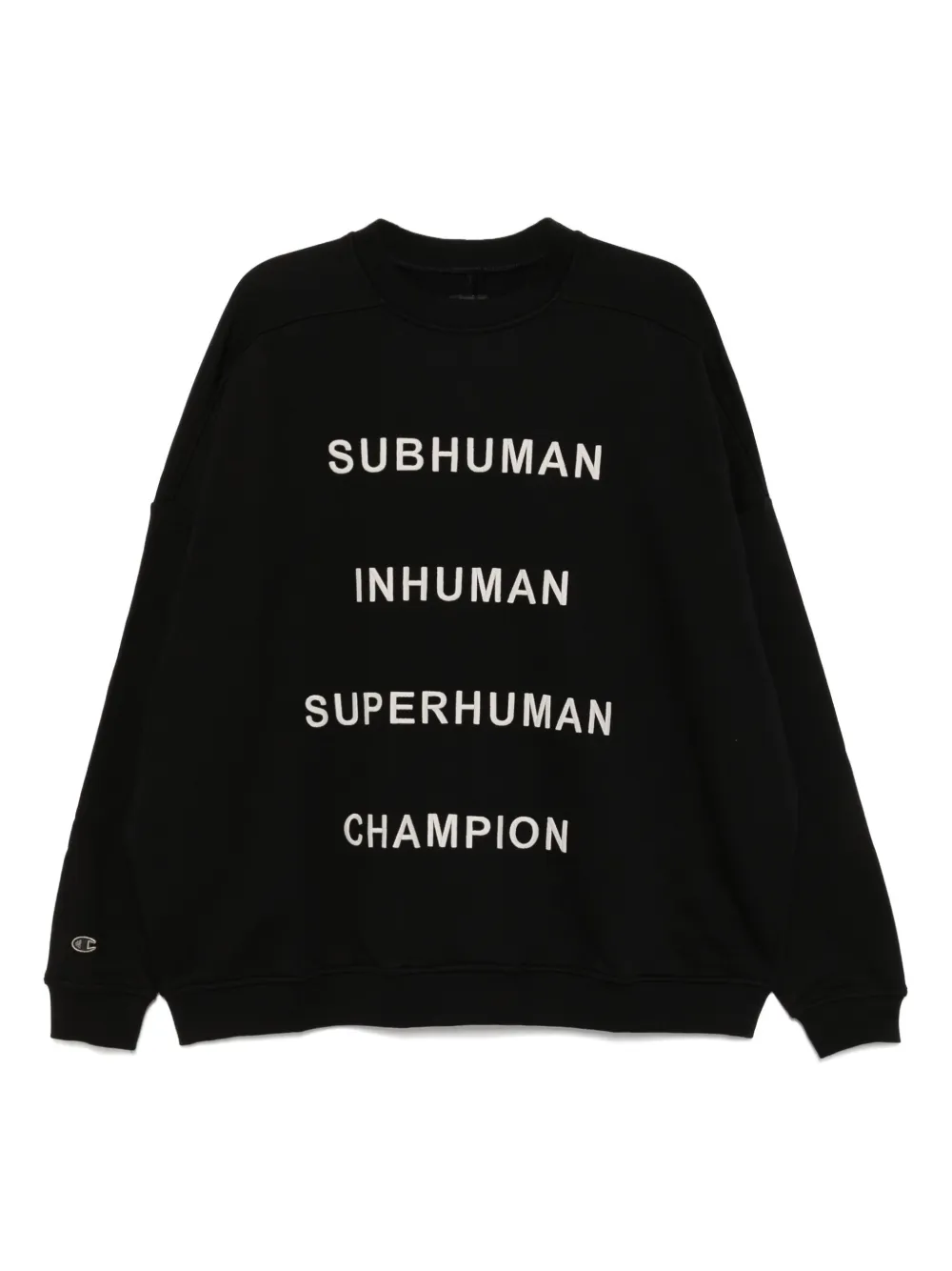 

Толстовка Jumbo Rick Owens X Champion, черный