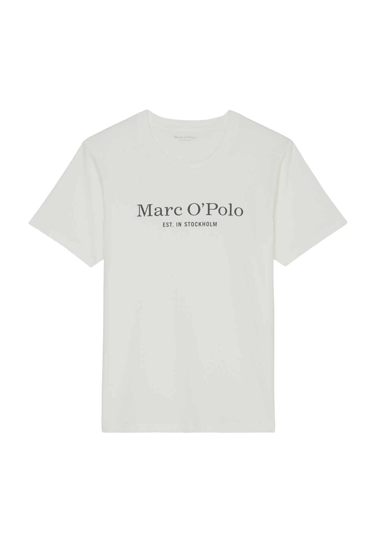 

Футболка Mix & Match Cotton, хлопок, принт с логотипом, мужская Marc O'Polo, цвет White Cotton