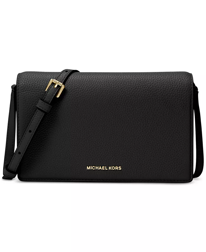 

Сумка кросс-боди Jet Set Medium Flap Michael Kors, черный