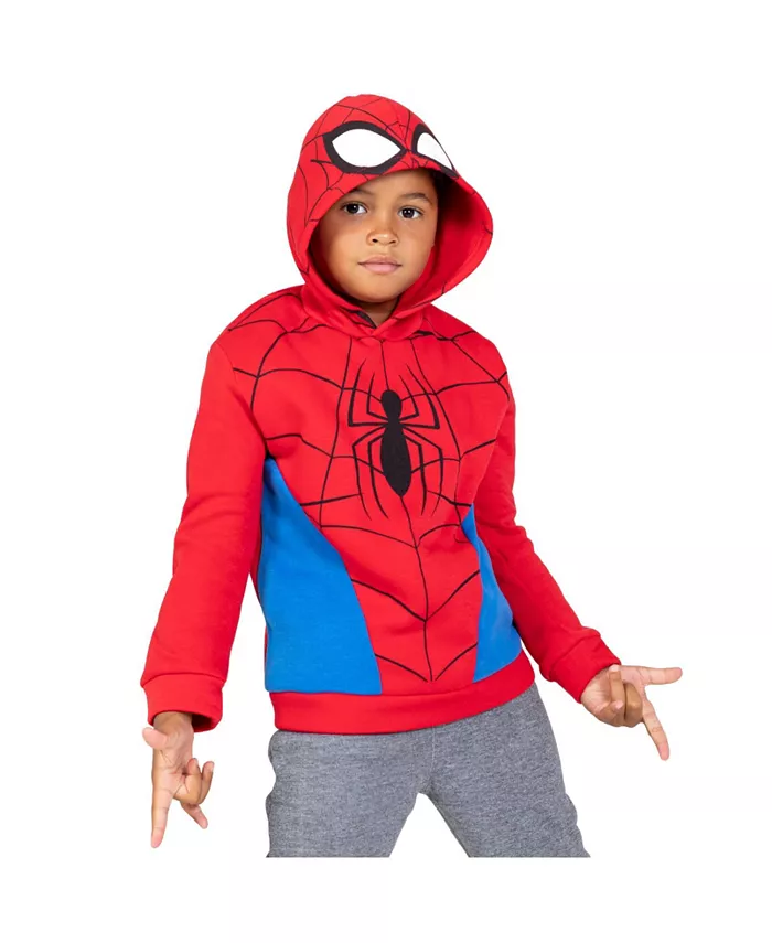 Детская флисовая толстовка с капюшоном Marvel для мальчиков Spider-Man, мультиколор — фото 2
