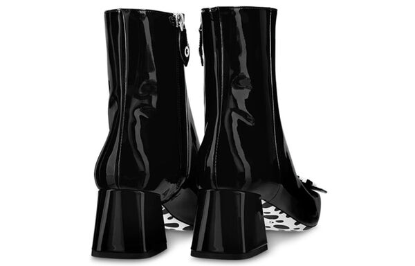 Кроссовки x yayoi kusama 55mm heeled boots 'black' Louis Vuitton, черный — фото 3