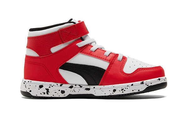 Кроссовки rebound layup 'speckled - high risk red' Puma, красный — фото 2