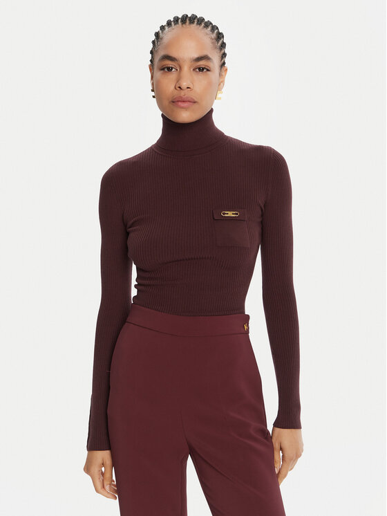 

Водолазка slim fit MK-11B-56E2-V290 Elisabetta Franchi, красный