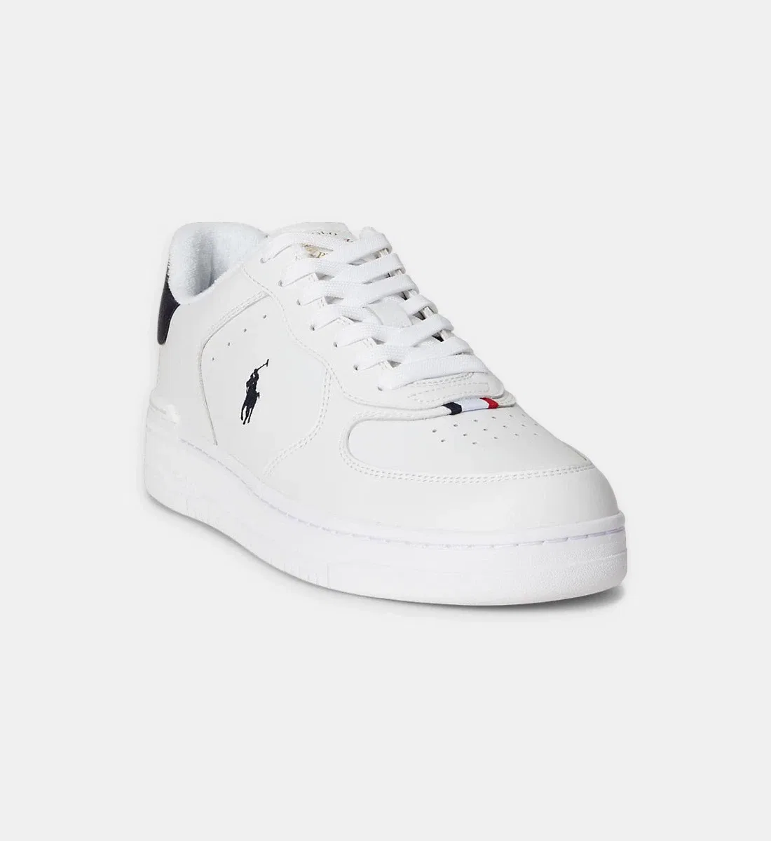 Низкие кроссовки Tennis Masters Court из фирменной кожи POLO RALPH LAUREN, белый — фото 2