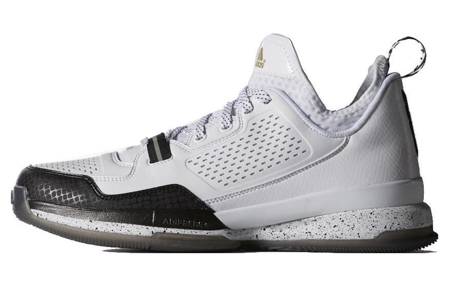 

Баскетбольные кроссовки D Lillard 1 мужские низкие черные/белые/золотые Adidas