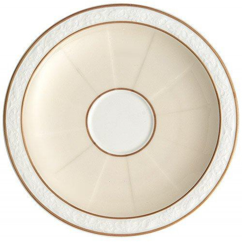 

Блюдце мокко Ivoire 13 см Villeroy & Boch, белое золото
