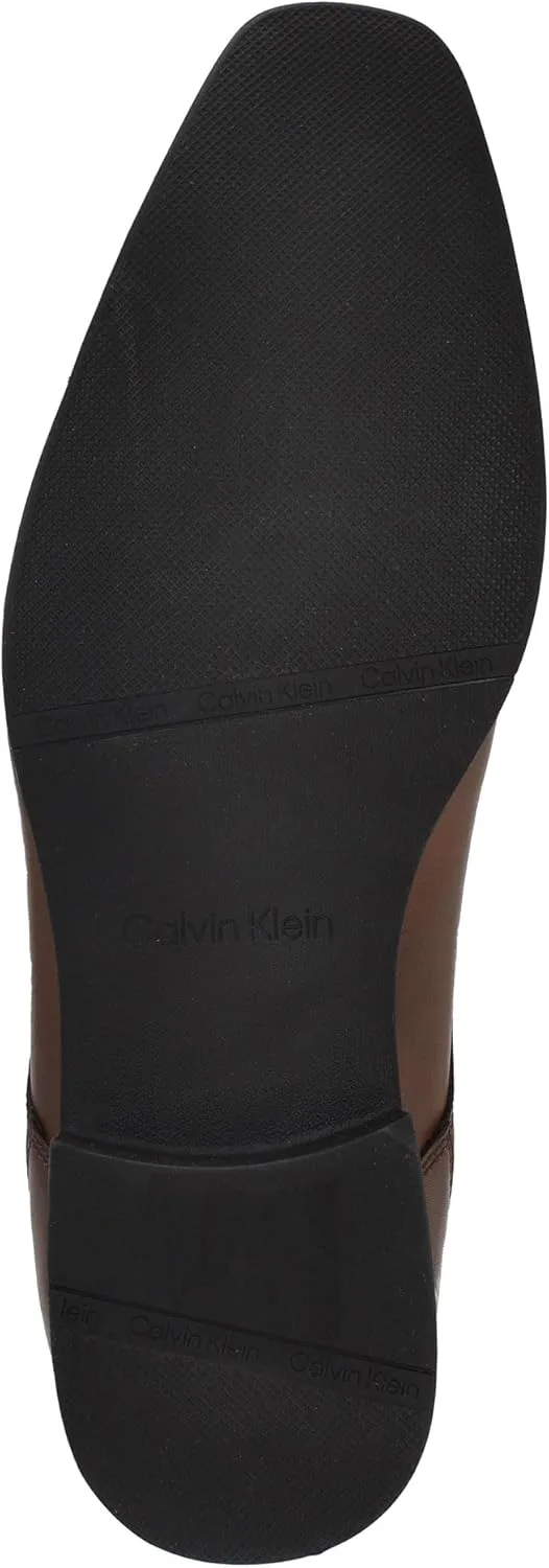 Кожаные оксфордские туфли Calvin Klein Bram Diamond, темно-коричневый — фото 4