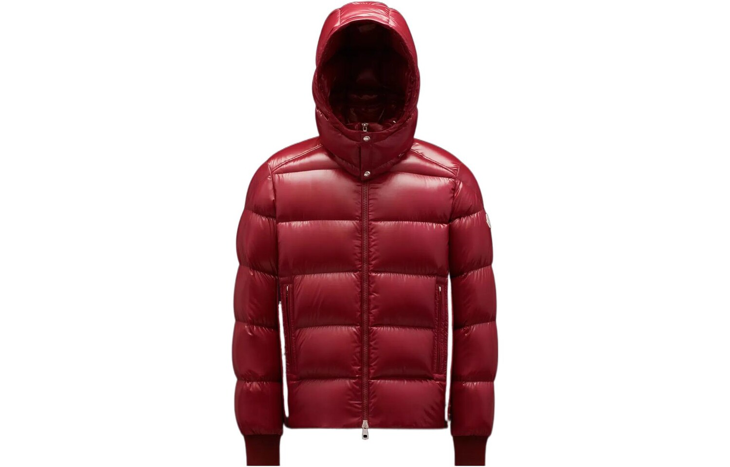

Пуховик мужской красный Moncler