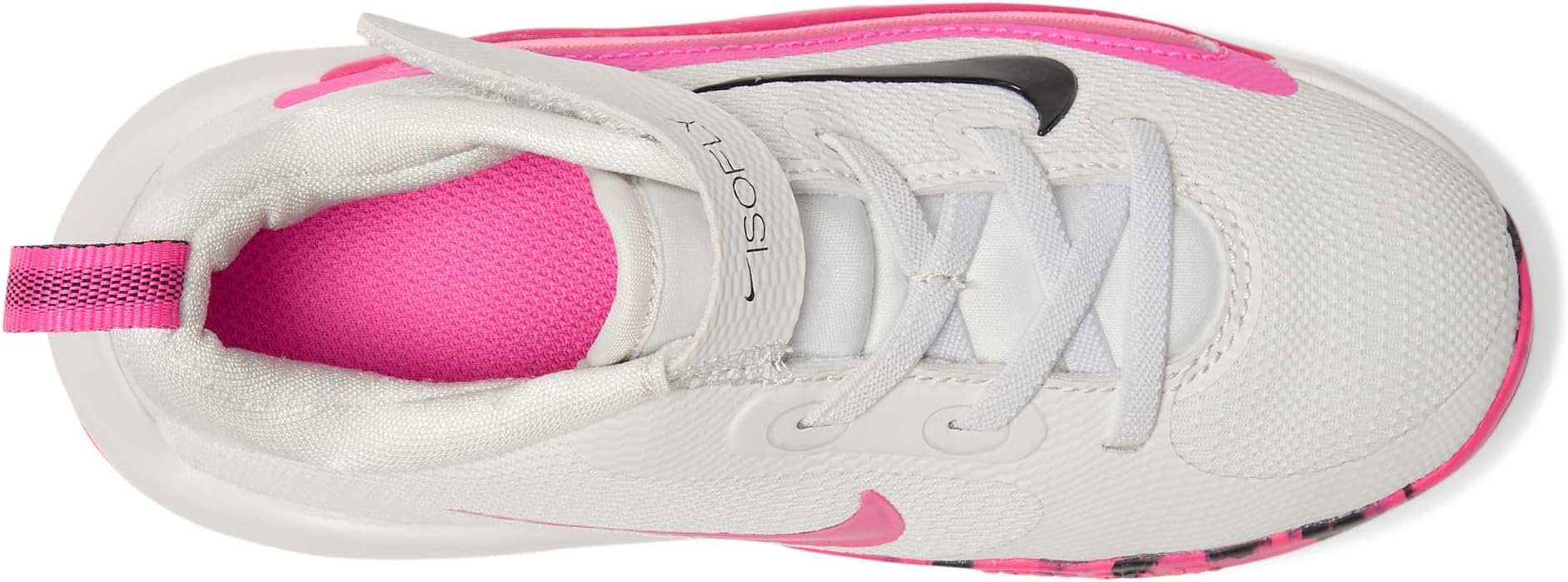 Кроссовки Nike Kids  IsoFly, Platinum Tint/Black/Laser Fuchsia — фото 2
