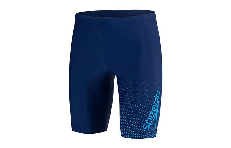 

Мужские плавательные шорты средней длины Speedo, темный синий/синий