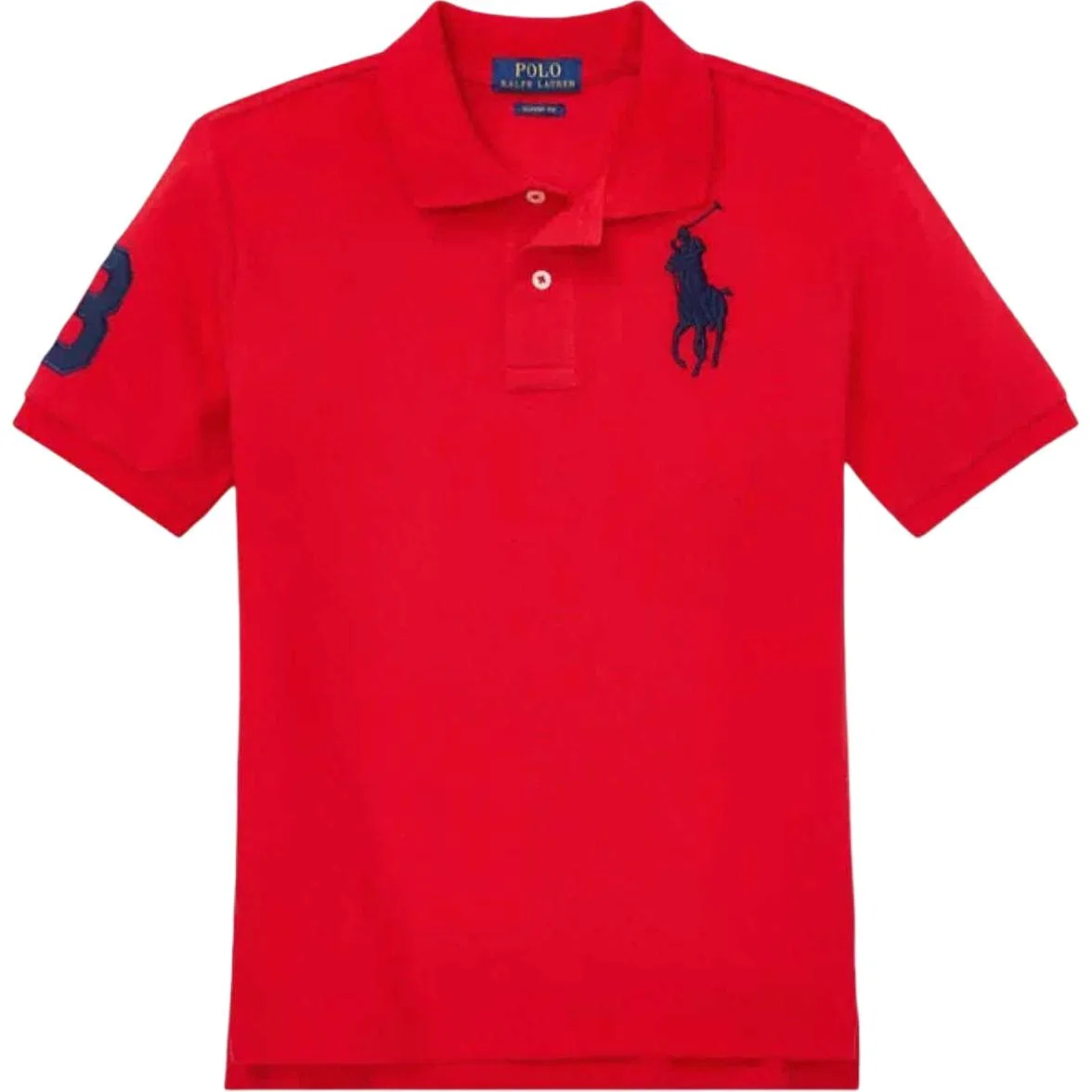 Поло Polo Ralph Lauren Big Pony Classic красное мужское