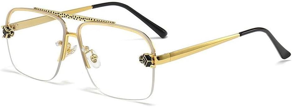 

Мужские солнцезащитные очки без оправы, роскошные, большие, в стиле ретро, ​​солнцезащитные очки для мужчин, защита от ультрафиолета UV400, SUN1212 Generic, C7antibluelight