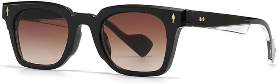 

Солнцезащитные очки MUTYNE в квадратной оправе для женщин, роскошные модные очки для мужчин, ретро-панк солнцезащитные очки с защитой от УФ-излучения UV400, Brown