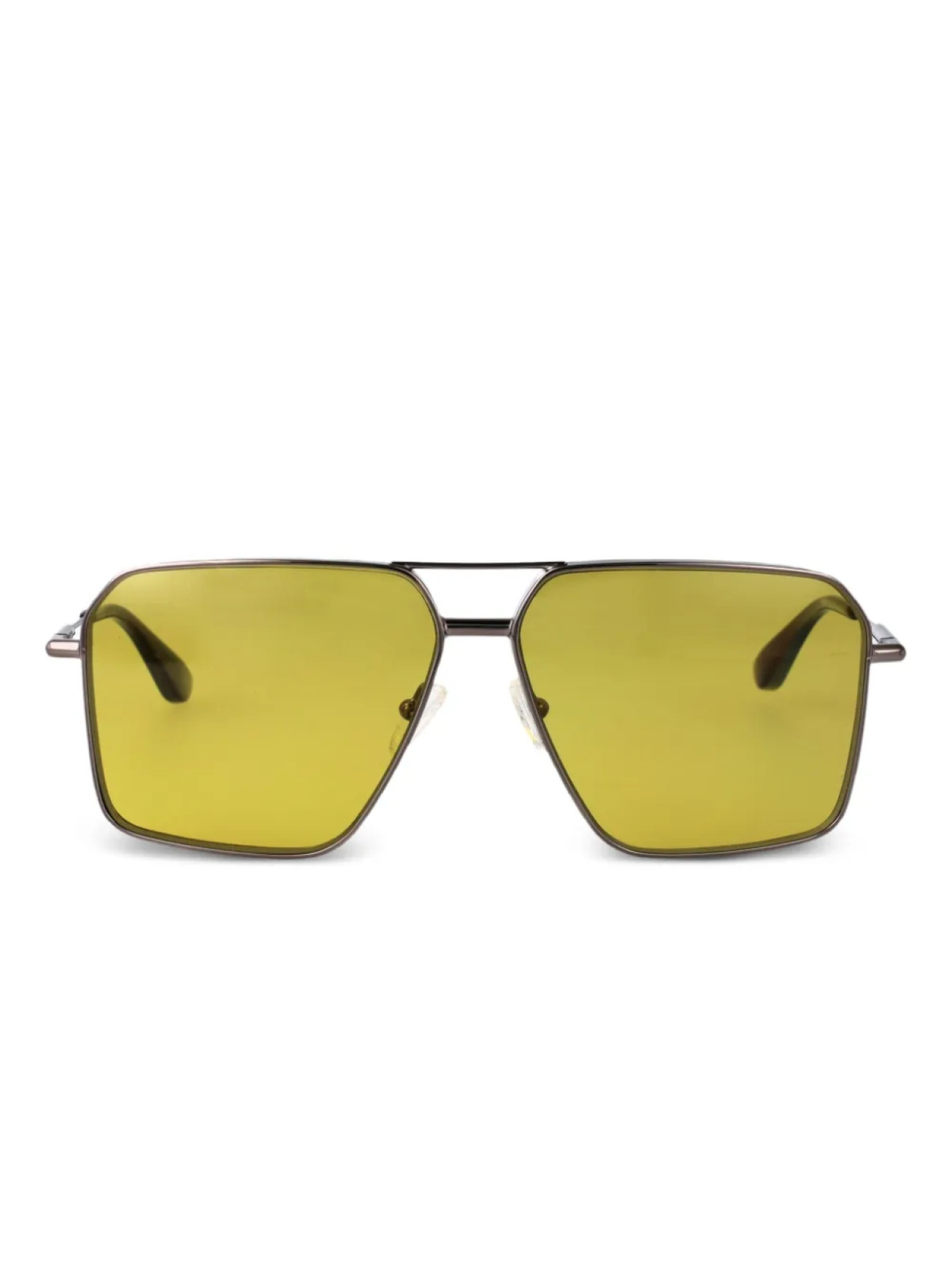 

Alexander McQueen Eyewear pilot-frame солнцезащитные очки, серый