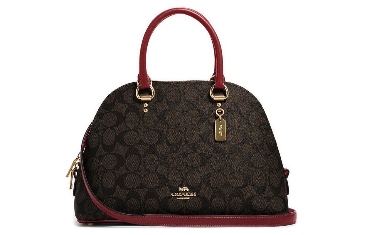 

Сумка Katy из ПВХ-купола, сумка на плечо, сумка-туба для женщин COACH