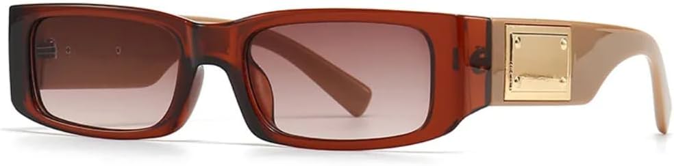 

Роскошные дизайнерские солнцезащитные очки в маленькой оправе для женщин и мужчин. Модные панк-классические солнцезащитные очки в винтажном металлическом стиле SZVVBKK, Tea Tea