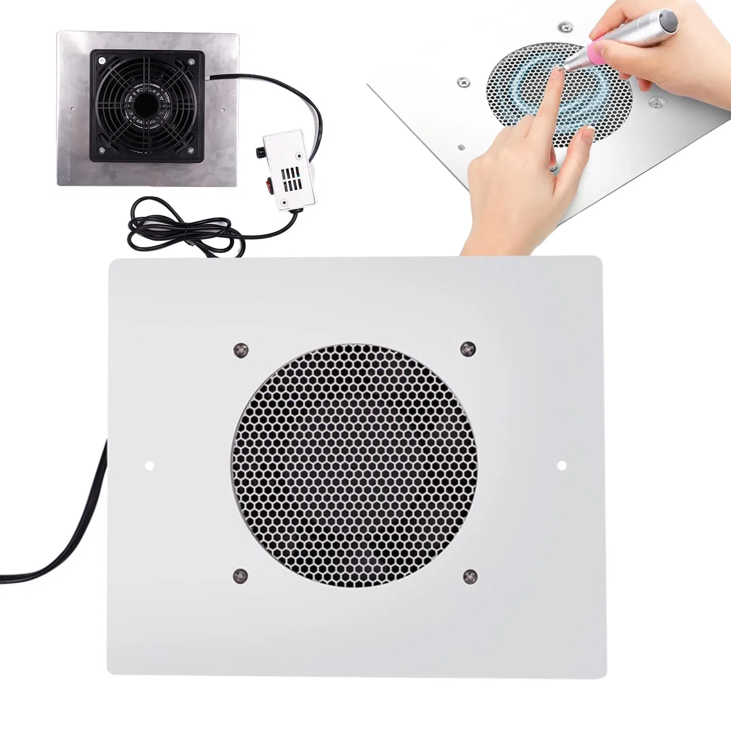 Встраиваемый пылесборник для ногтей 60W ‎Yuyte