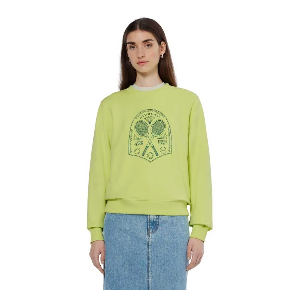 

Толстовка Scotch & Soda Atwork Regular Fit, зеленый
