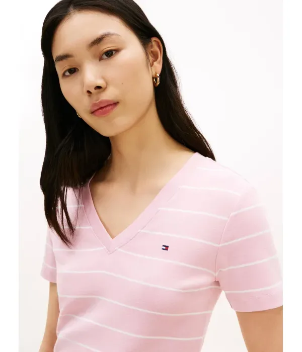 Футболка CODY slim fit Tommy Hilfiger, розовый — фото 4