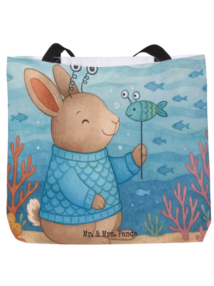 

Mr. & Mrs. Panda Пляжная сумка с рисунком, изображающим рыбу в астрологии, без надписи, белого цвета